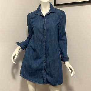Equipment femme Denim Shirt dress Tunic XS